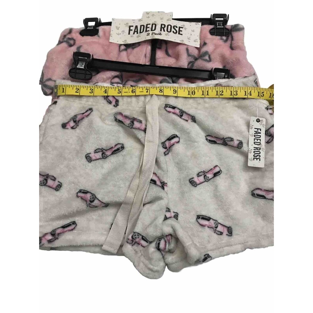 Fade Rose Women’s  Pajamas Shorts Size M Pink/ Ivory Color Intimate  Sleepwear - Picture 7 of 13